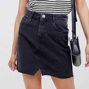 ASOS Black Denim Skirt